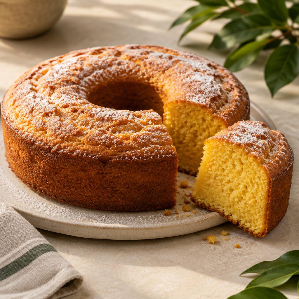 Bolo de Fubá da Casa